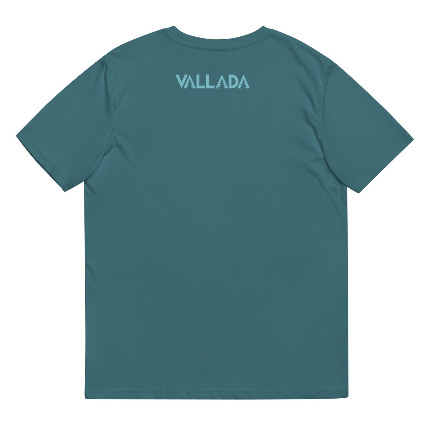Damen T-Shirt Säntis in Petrol, Rückansicht, Bio-Baumwolle, nachhaltig, bequem, ökologisch