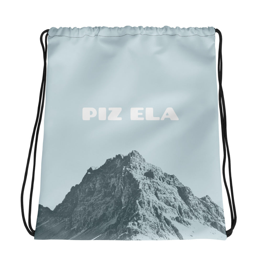 Sportbeutel "Piz Ela" in Blau mit Kordelzug, ideal für Fitness und Freizeit