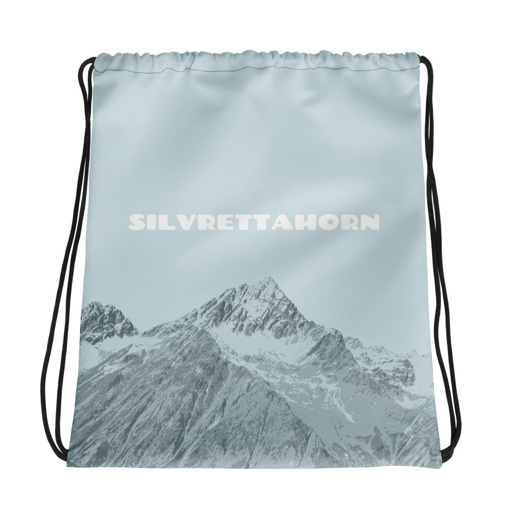 Sportbeutel "Silvrettahorn" blau mit Kordelzug, ideal für Fitness und Freizeit