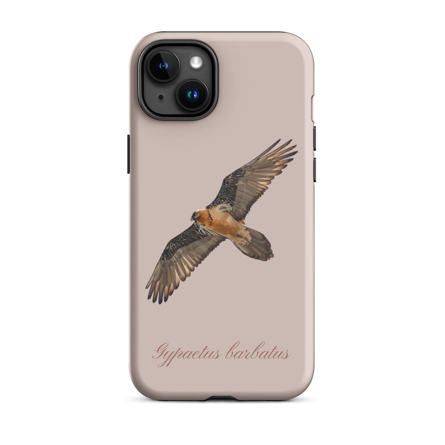 Rosa iPhone-Hülle mit Bartgeier-Motiv, Schutzhülle aus robustem Kunststoff für Apple iPhone