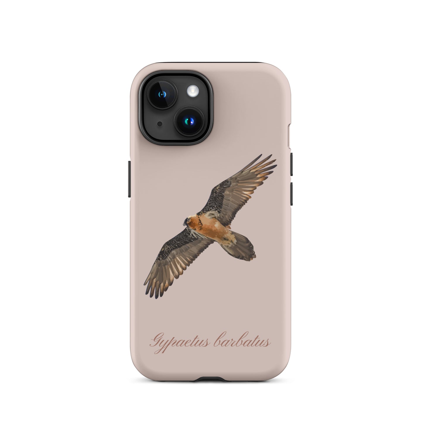 Rosa iPhone-Hülle mit Bartgeier-Motiv, Schutzhülle aus robustem Material für Apple iPhone