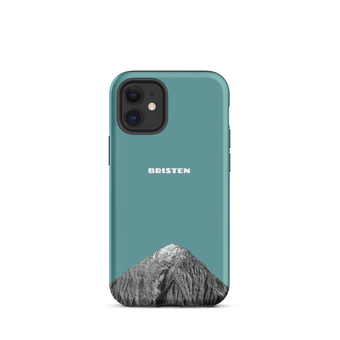 Handyhülle Bristen in Kadettenblau für iPhone 12 mini, strukturierte Oberfläche