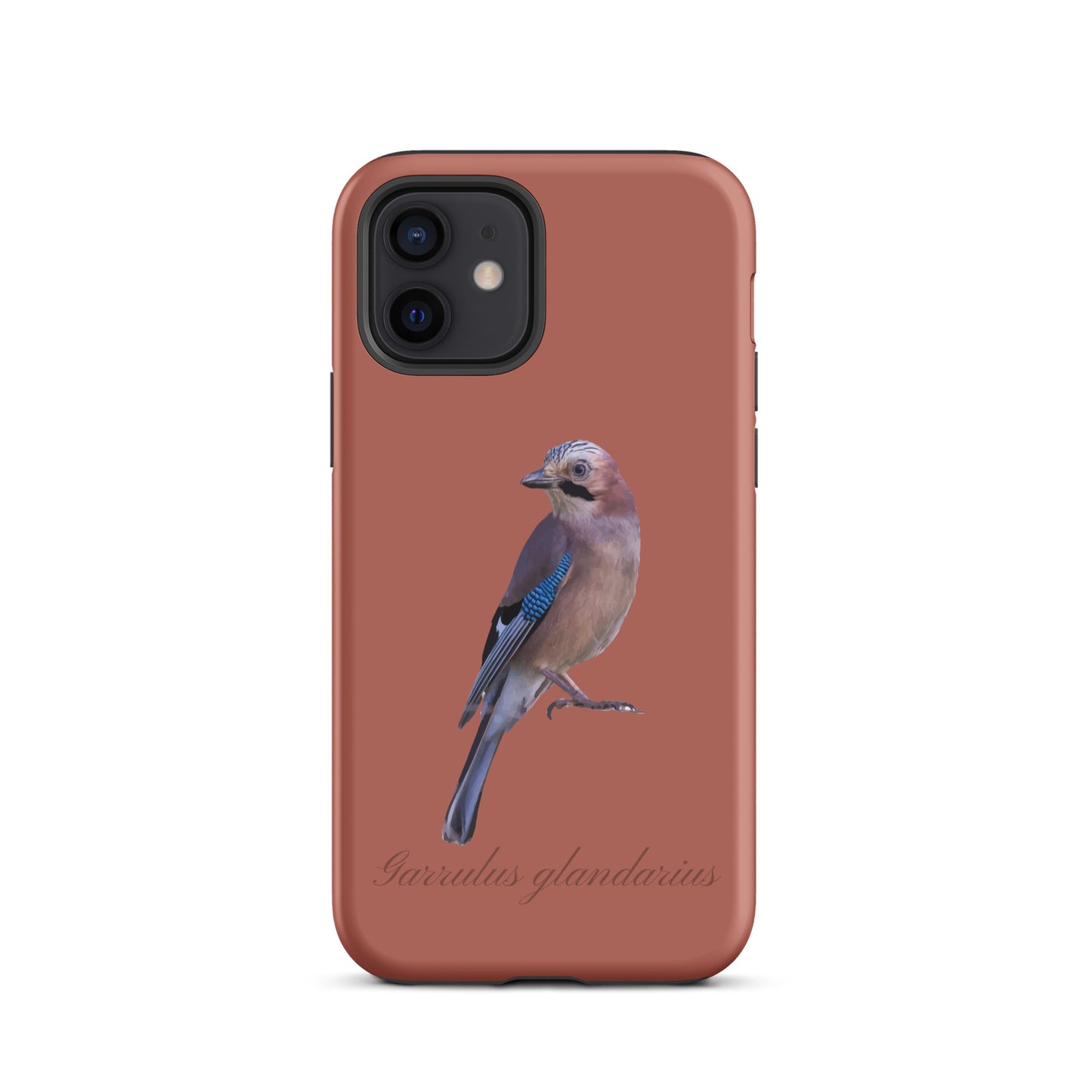 Schutzhülle für Apple iPhone: iPhone Case - Eichelhäher - Ziegelrot