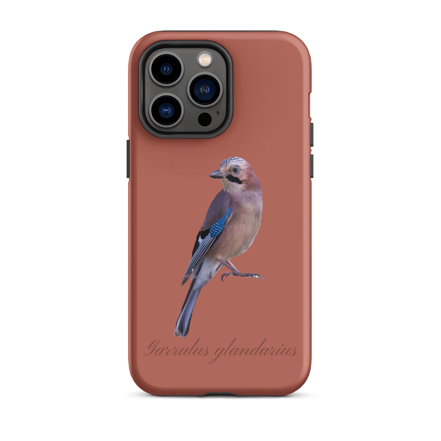 Schutzhülle für Apple iPhone: iPhone Case - Eichelhäher - Ziegelrot