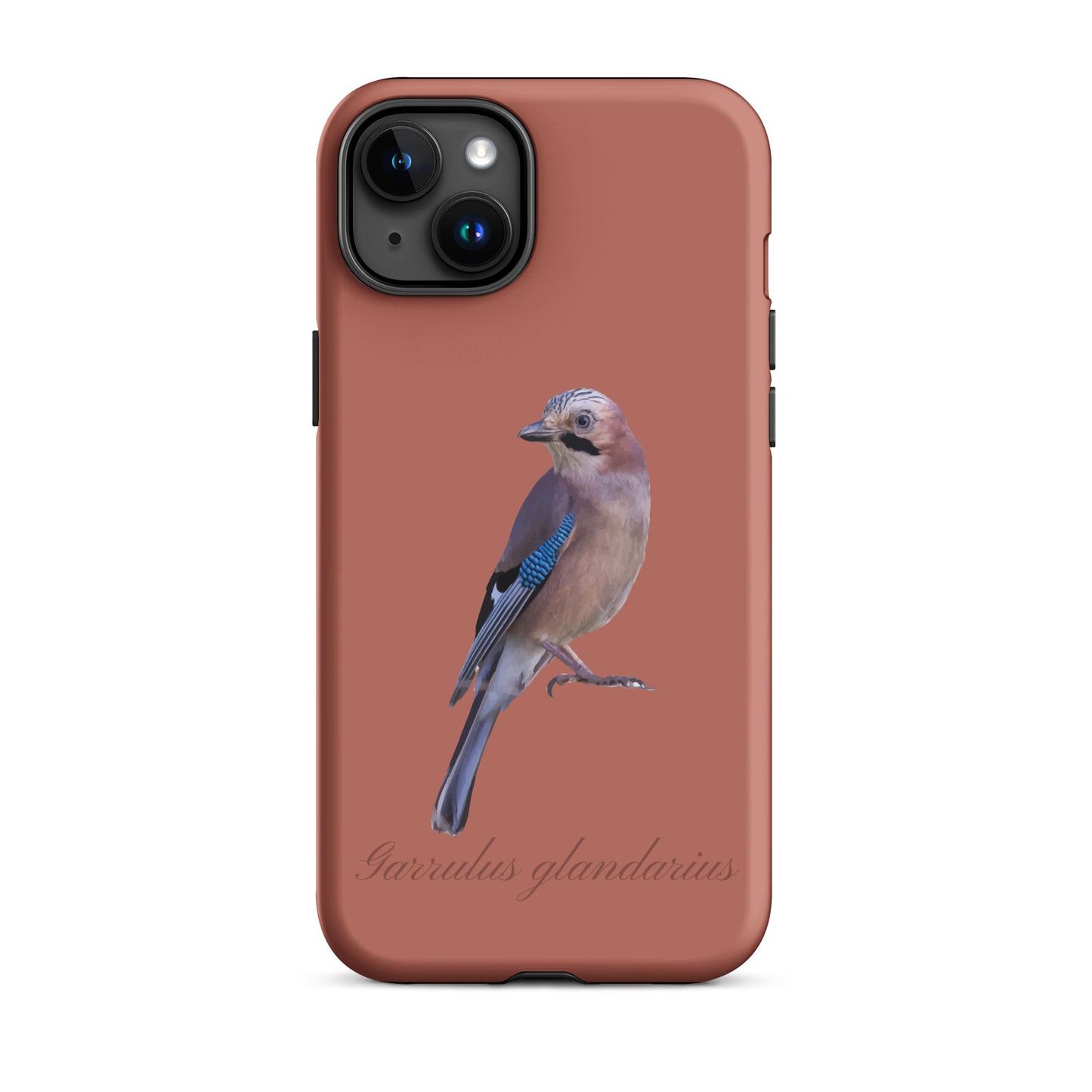 Schutzhülle für Apple iPhone: iPhone Case - Eichelhäher - Ziegelrot