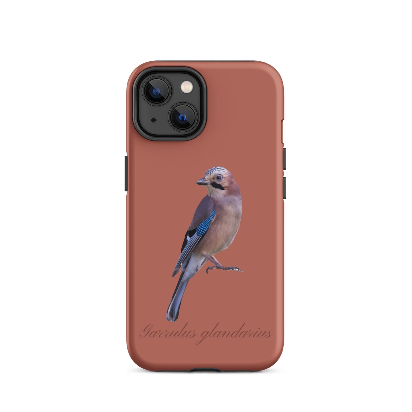Schutzhülle für Apple iPhone: iPhone Case - Eichelhäher - Ziegelrot