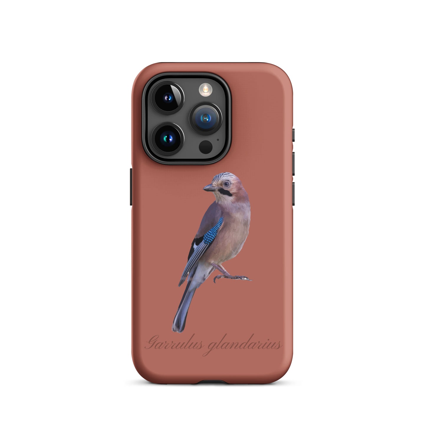 Schutzhülle für Apple iPhone: iPhone Case - Eichelhäher - Ziegelrot
