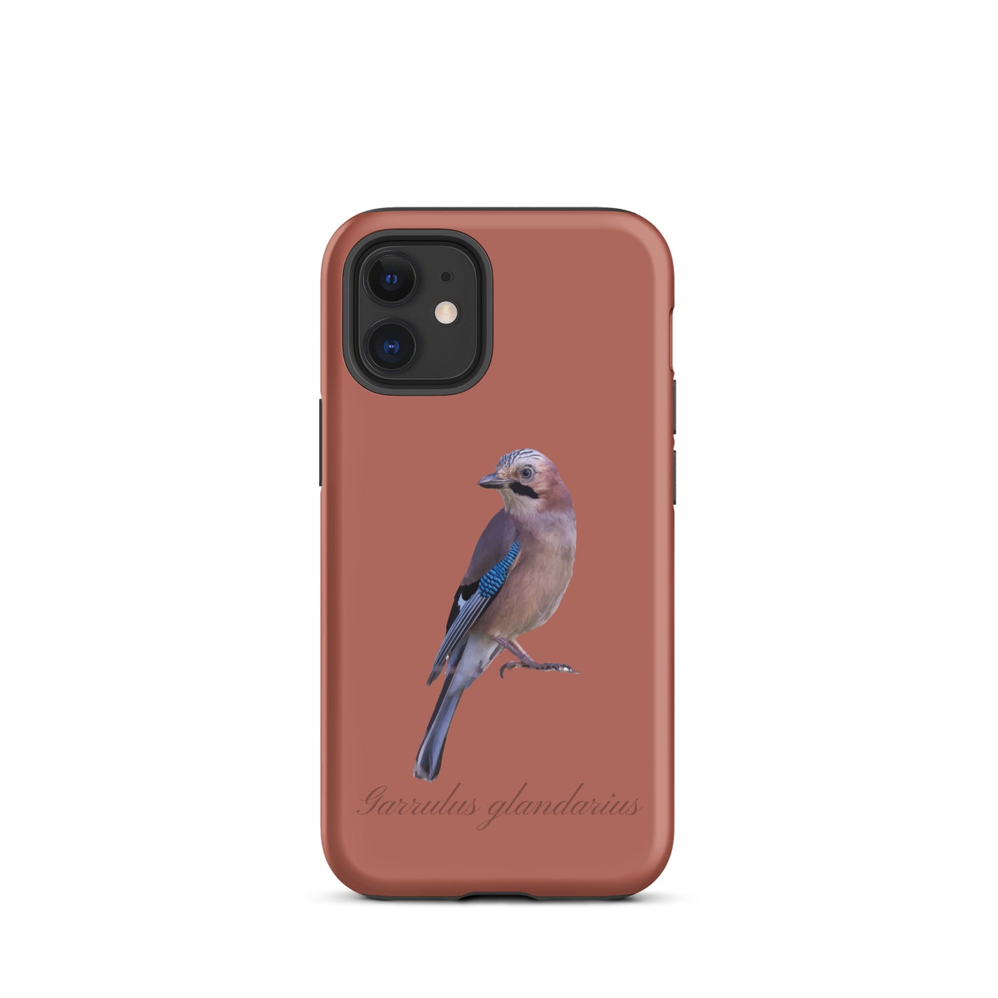 Schutzhülle für Apple iPhone: iPhone Case - Eichelhäher - Ziegelrot