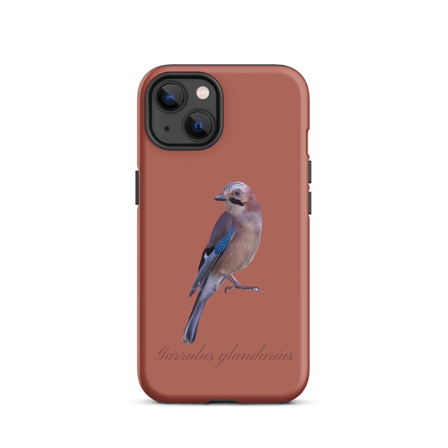 Schutzhülle für Apple iPhone: iPhone Case - Eichelhäher - Ziegelrot
