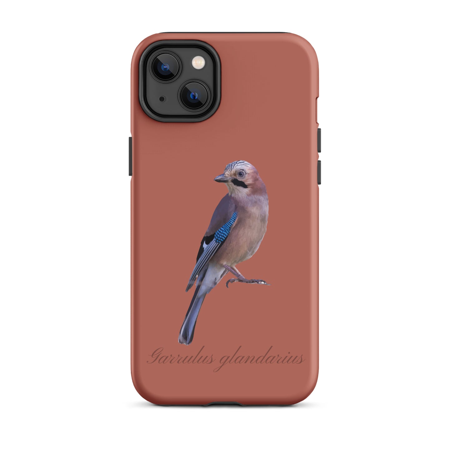 Schutzhülle für Apple iPhone: iPhone Case - Eichelhäher - Ziegelrot