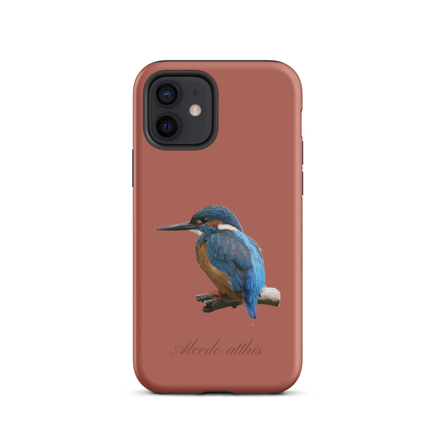 Schutzhülle für Apple iPhone: iPhone Case - Eisvogel - ZIegelrot