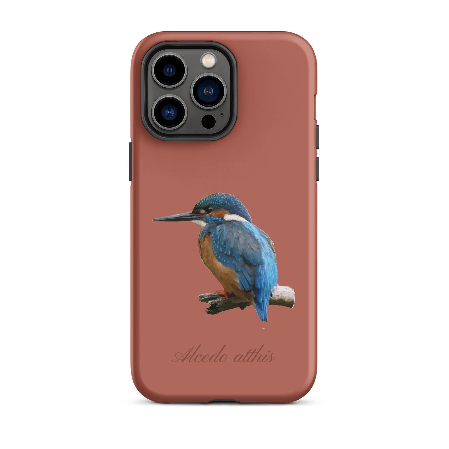 Schutzhülle für Apple iPhone: iPhone Case - Eisvogel - ZIegelrot