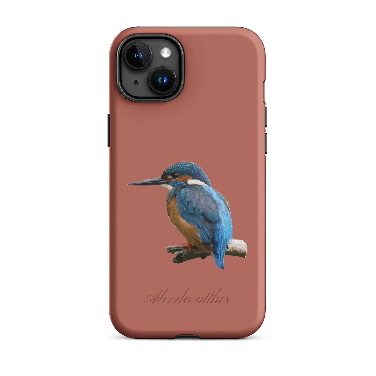 Schutzhülle für Apple iPhone: iPhone Case - Eisvogel - ZIegelrot