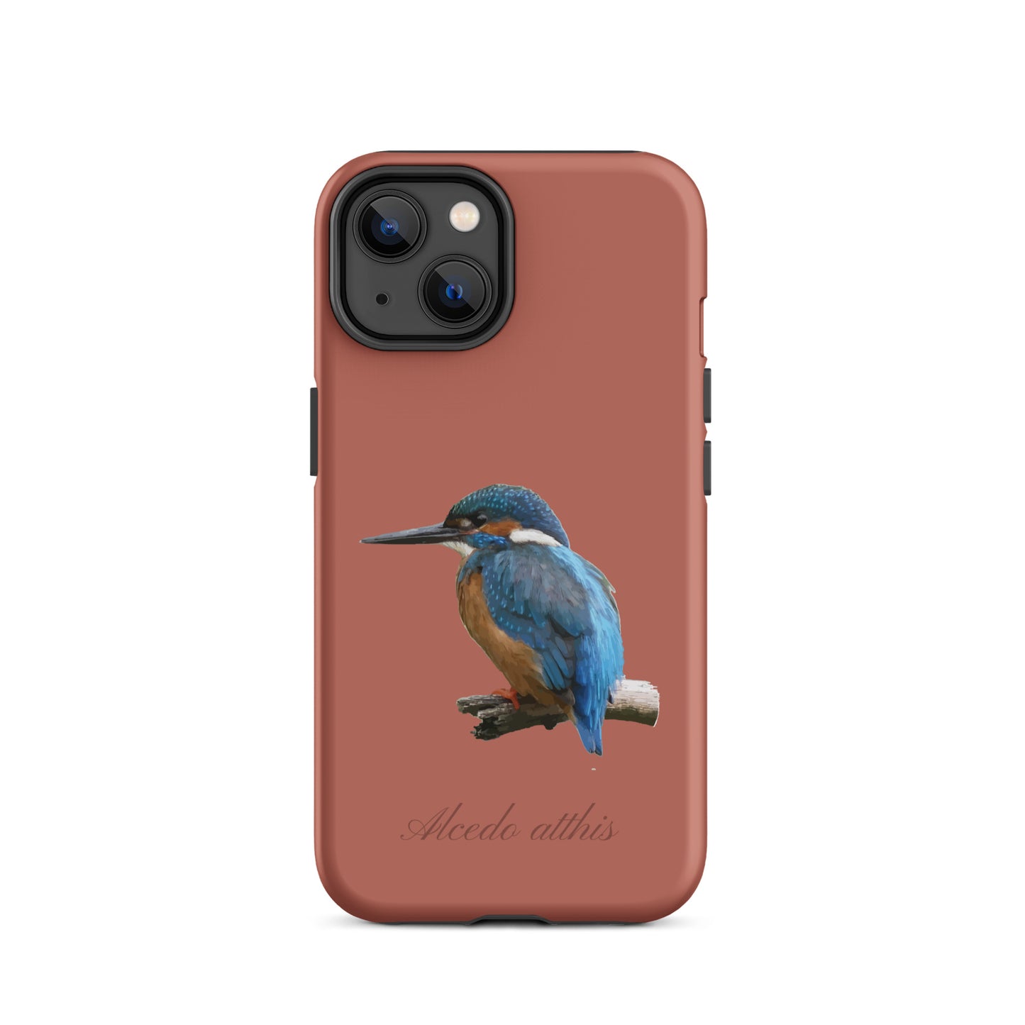 Schutzhülle für Apple iPhone: iPhone Case - Eisvogel - ZIegelrot