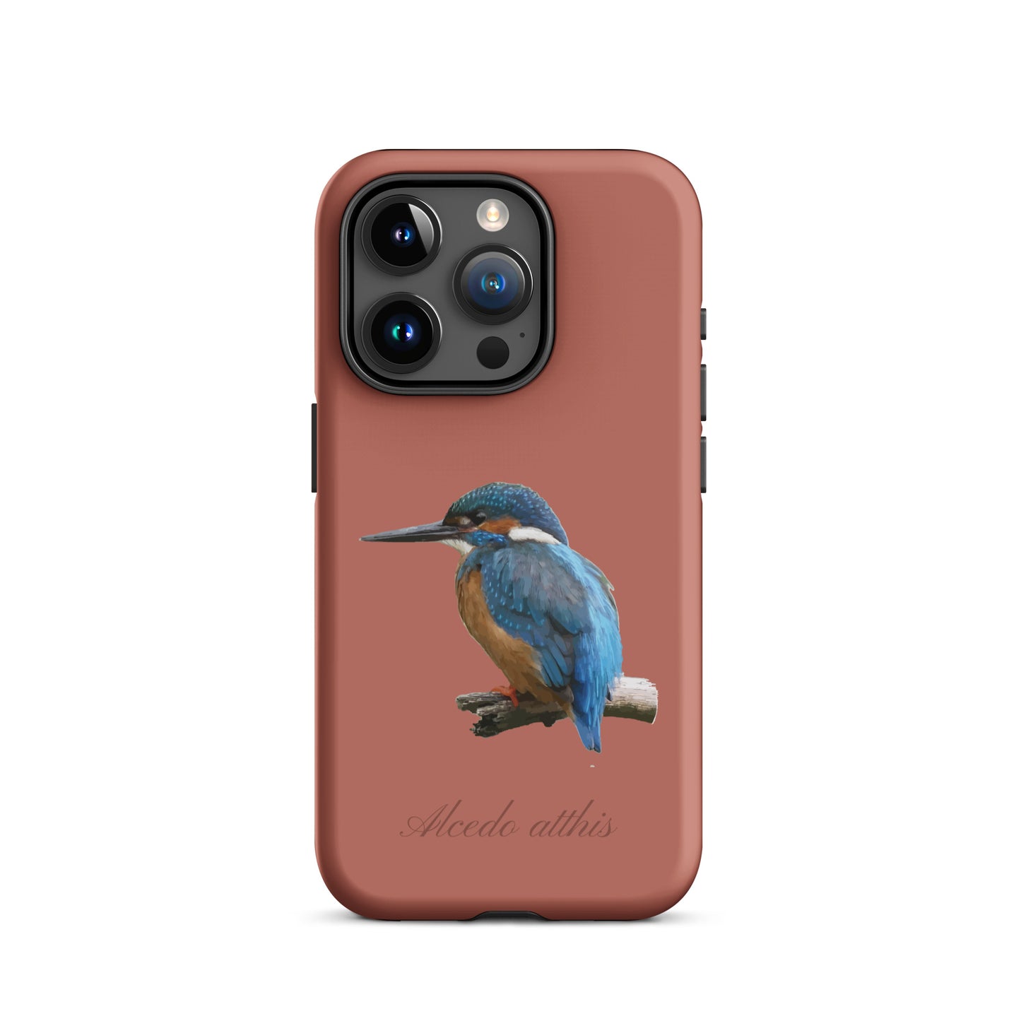 Schutzhülle für Apple iPhone: iPhone Case - Eisvogel - ZIegelrot