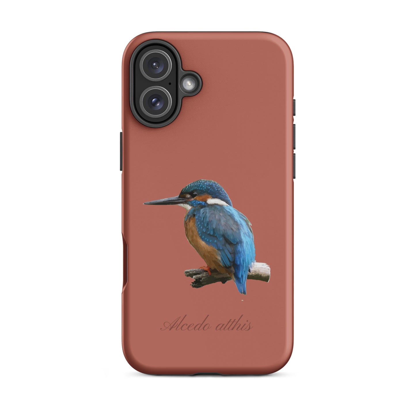 Schutzhülle für Apple iPhone: iPhone Case - Eisvogel - ZIegelrot