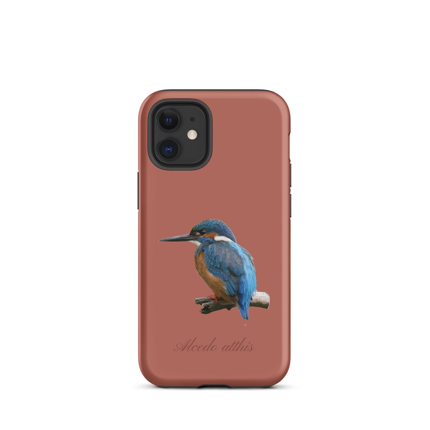 Schutzhülle für Apple iPhone: iPhone Case - Eisvogel - ZIegelrot