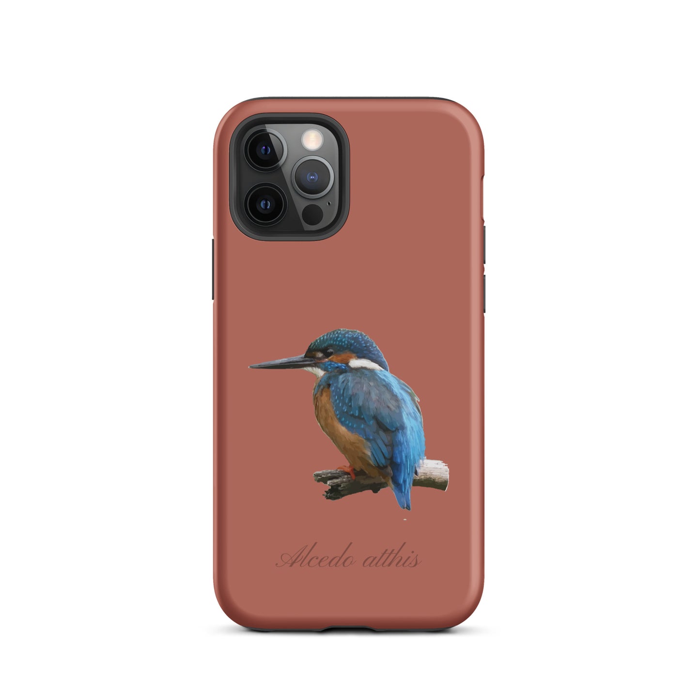 Schutzhülle für Apple iPhone: iPhone Case - Eisvogel - ZIegelrot