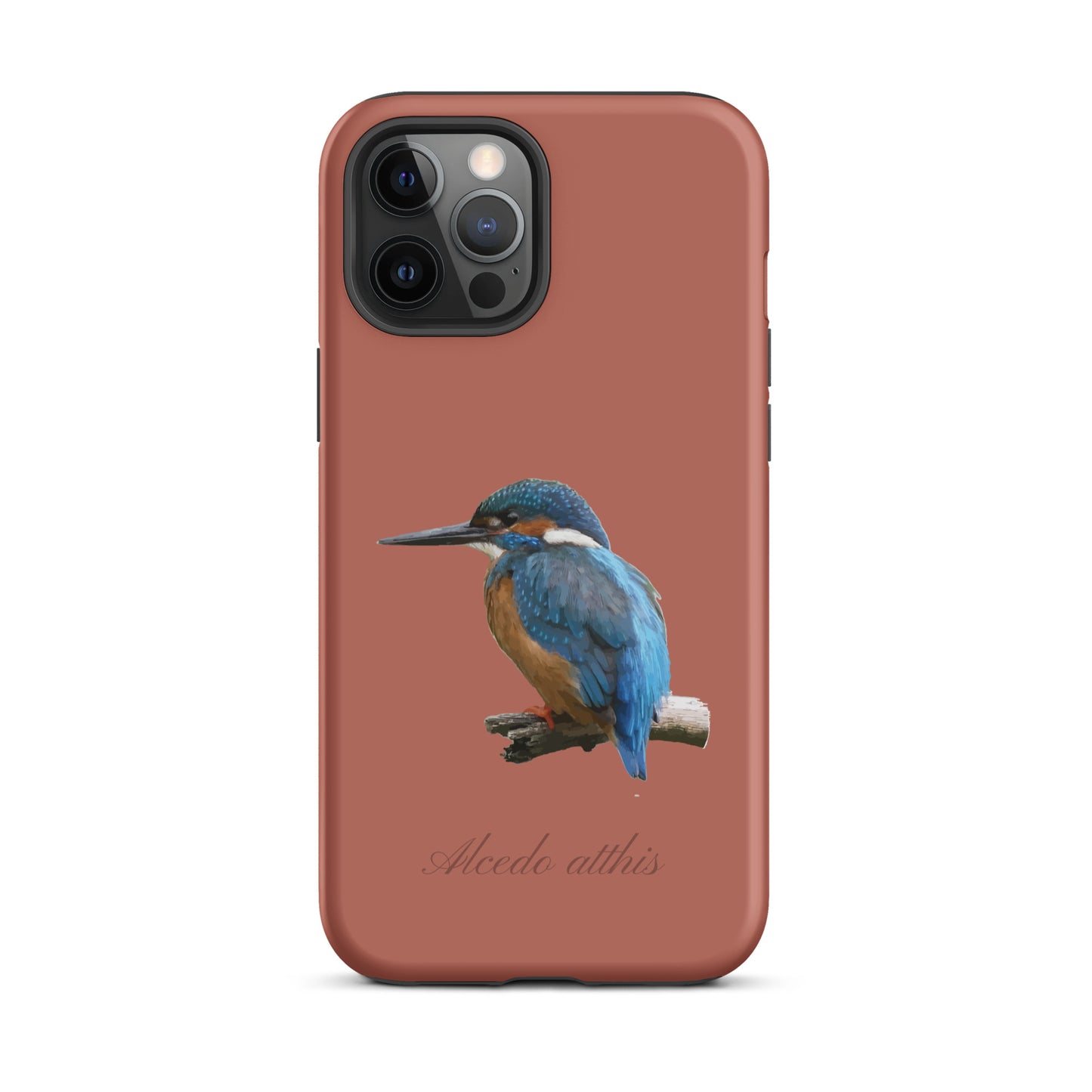 Schutzhülle für Apple iPhone: iPhone Case - Eisvogel - ZIegelrot