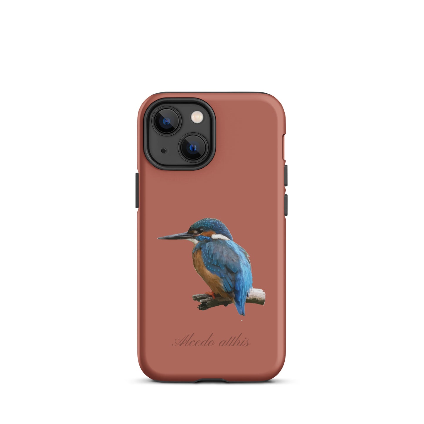 Schutzhülle für Apple iPhone: iPhone Case - Eisvogel - ZIegelrot