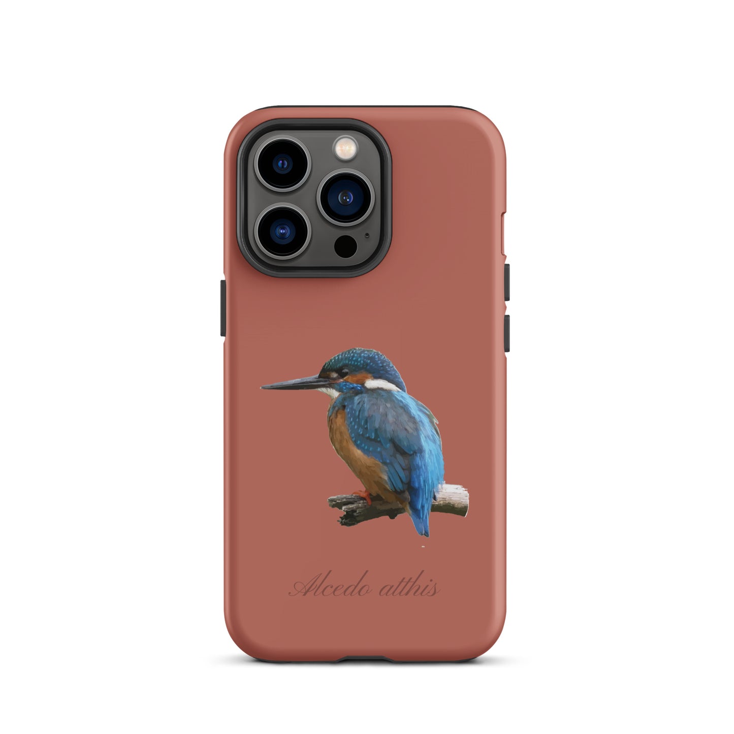 Schutzhülle für Apple iPhone: iPhone Case - Eisvogel - ZIegelrot