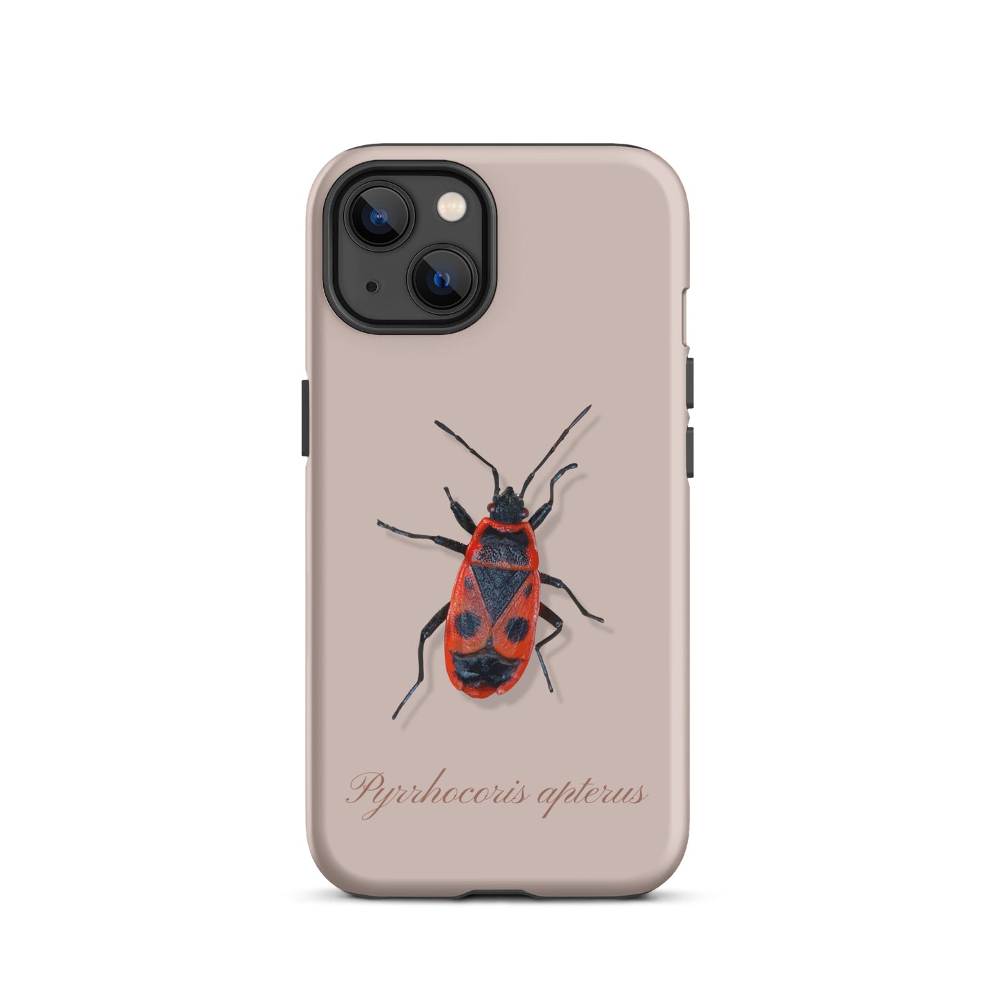 Rosa iPhone Hülle mit Feuerwanze-Design, schützende Silikonhülle für Apple iPhone