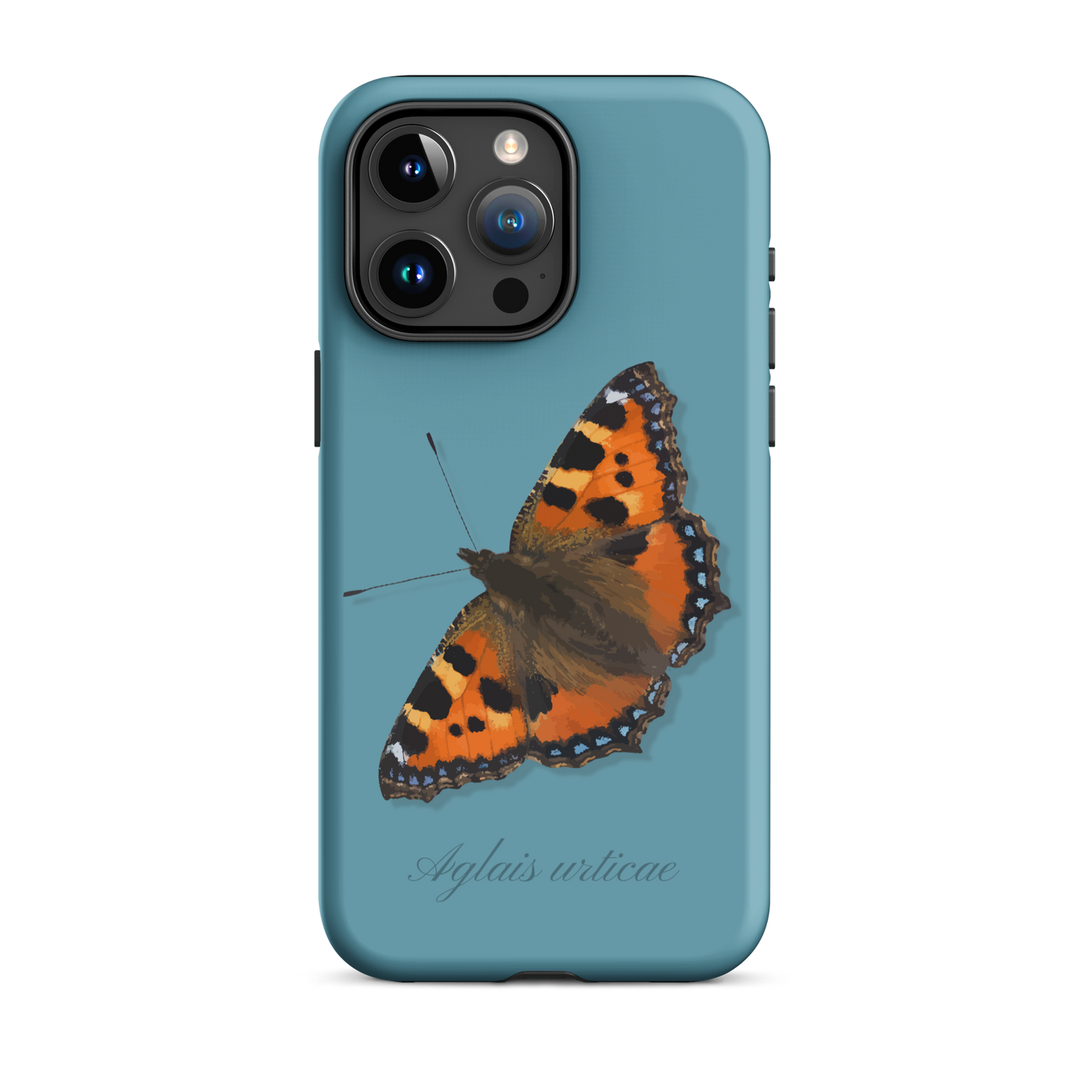iPhone Case mit Fuchs-Motiv in Gletscherwasserblau, schützende Silikonhülle für iPhone.