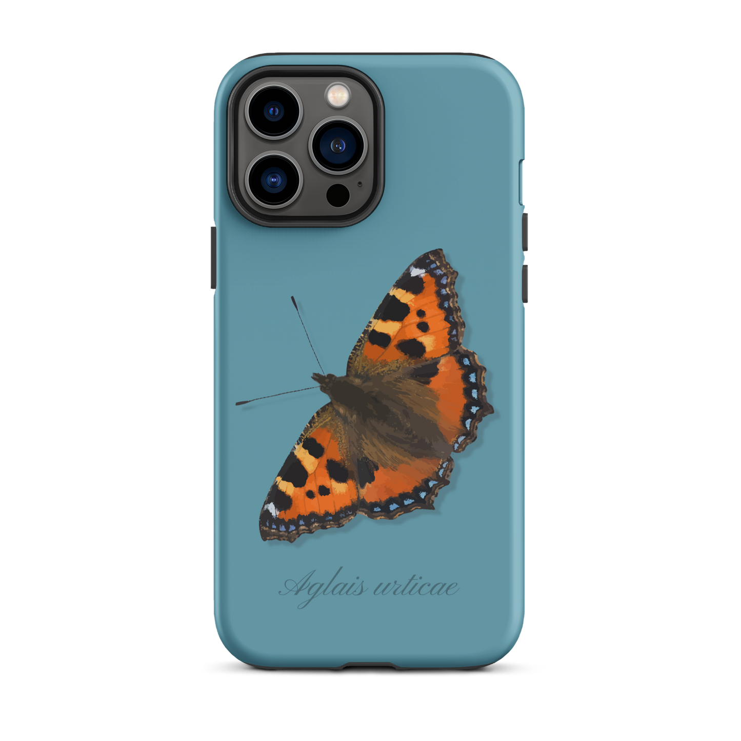 iPhone Hülle mit Fuchs-Motiv in Gletscherwasserblau, schützende Silikonhülle mit Design.
