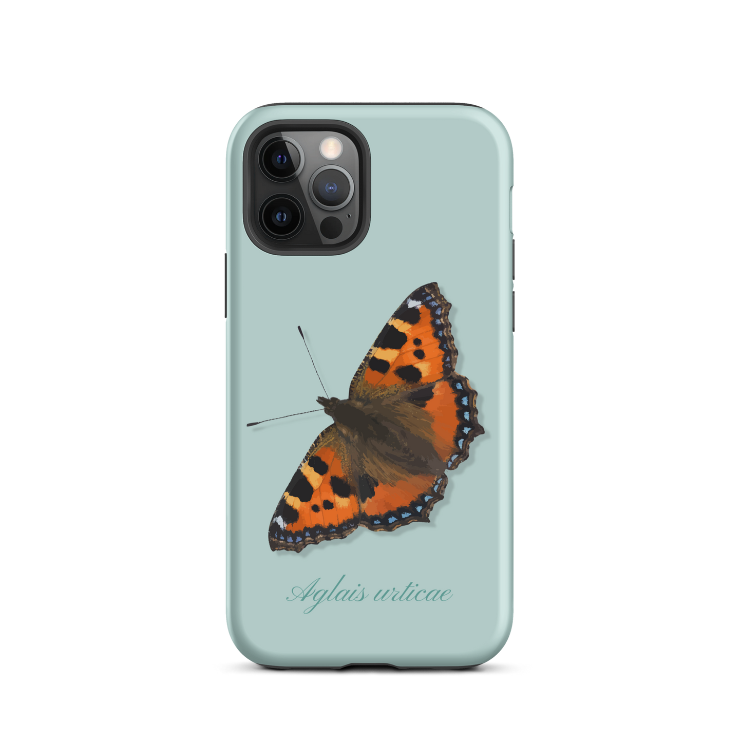 iPhone Handyhülle mit kleiem Fuchs Design in Hellblau