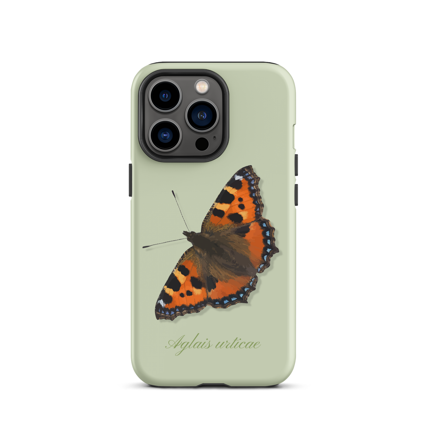 iPhone Case mit Fuchs Motiv in Hellgrün auf einem iPhone