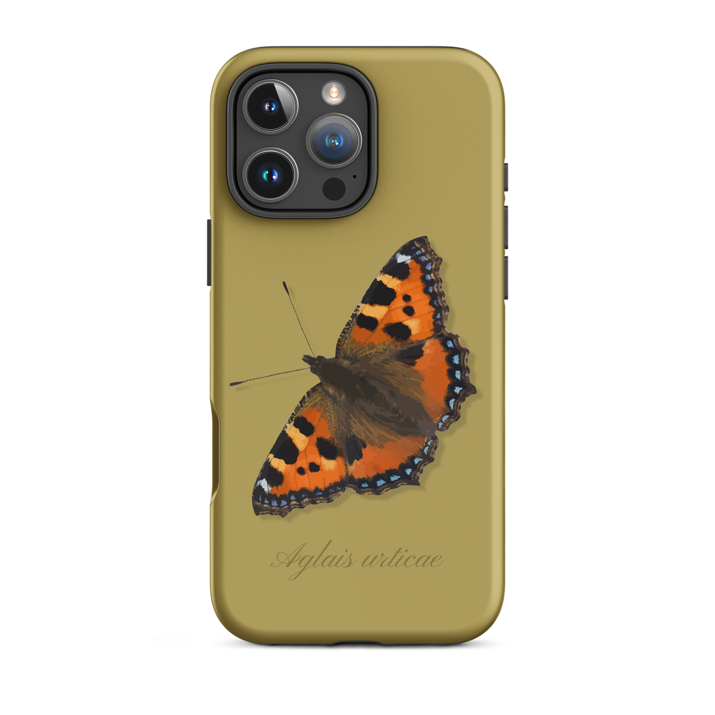 Handyhülle für iPhone mit Fuchs-Motiv in Ockergelb