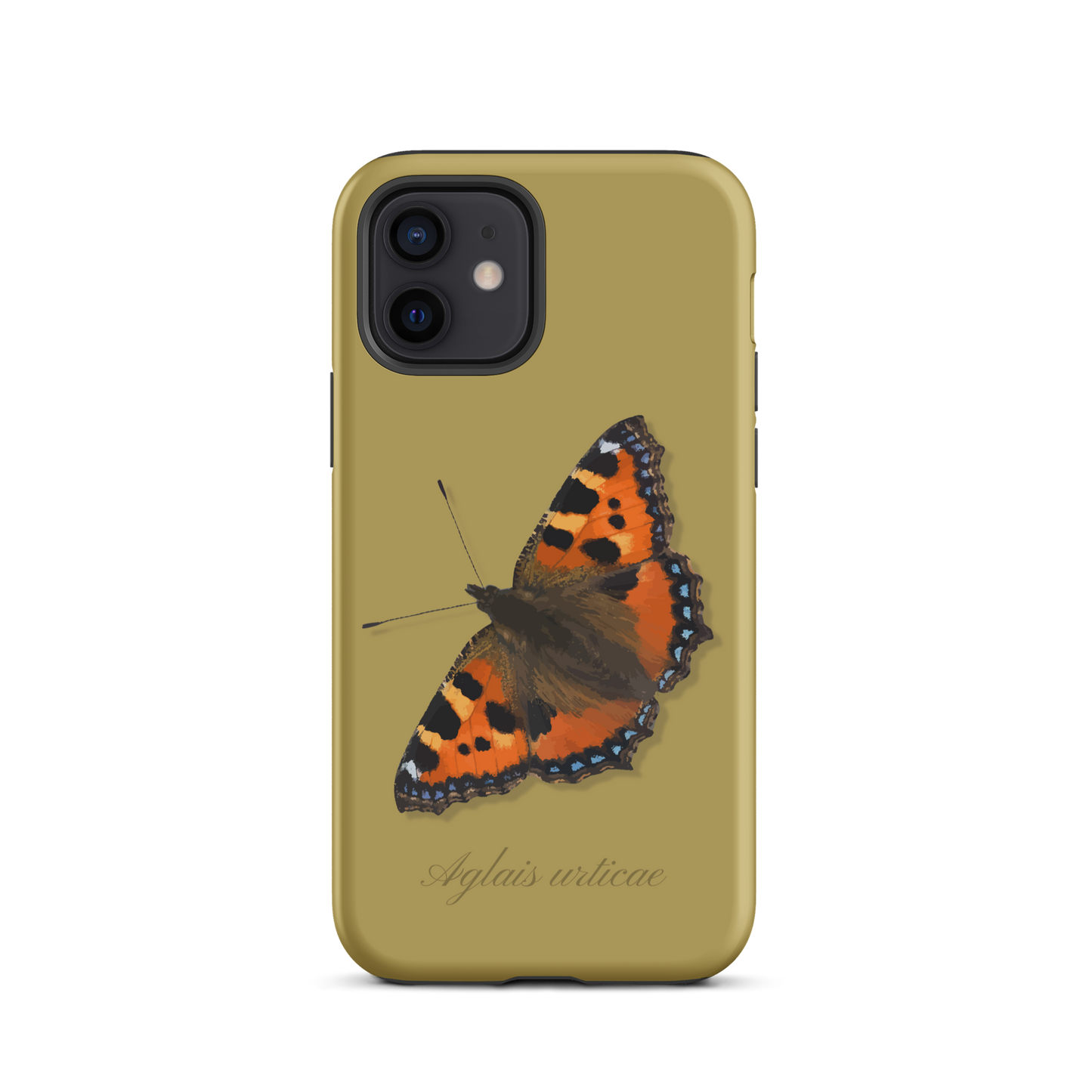 Handyhülle mit Fuchs-Motiv in Ockergelb für iPhone