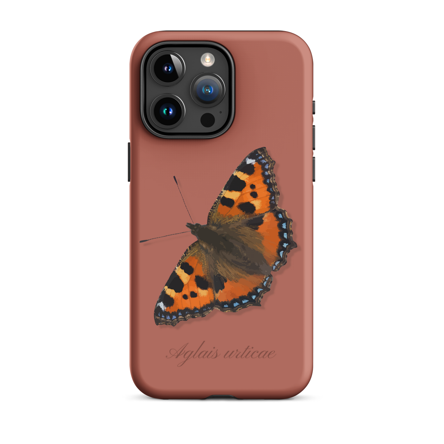 iPhone Case in Ziegelrot mit kleinem Fuchs Motiv