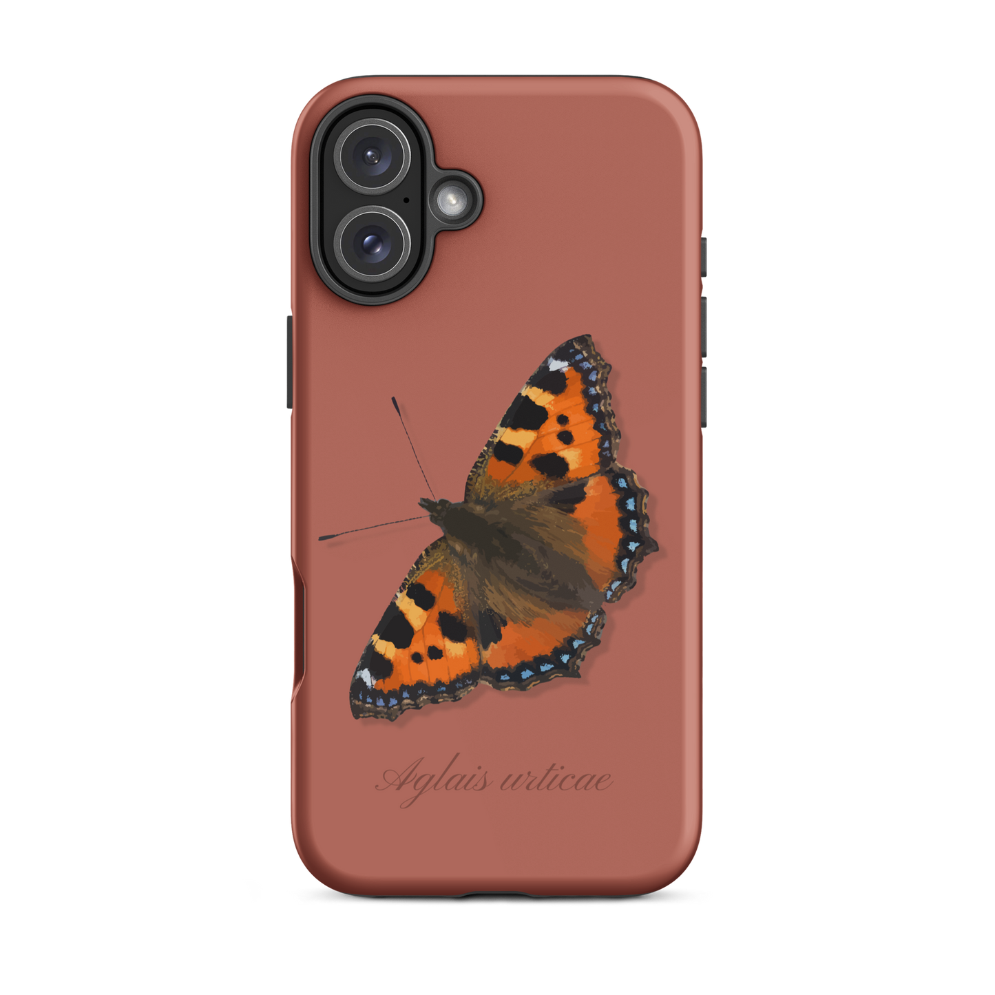 iPhone Case mit Fuchs-Motiv in Ziegelrot, Seitenansicht