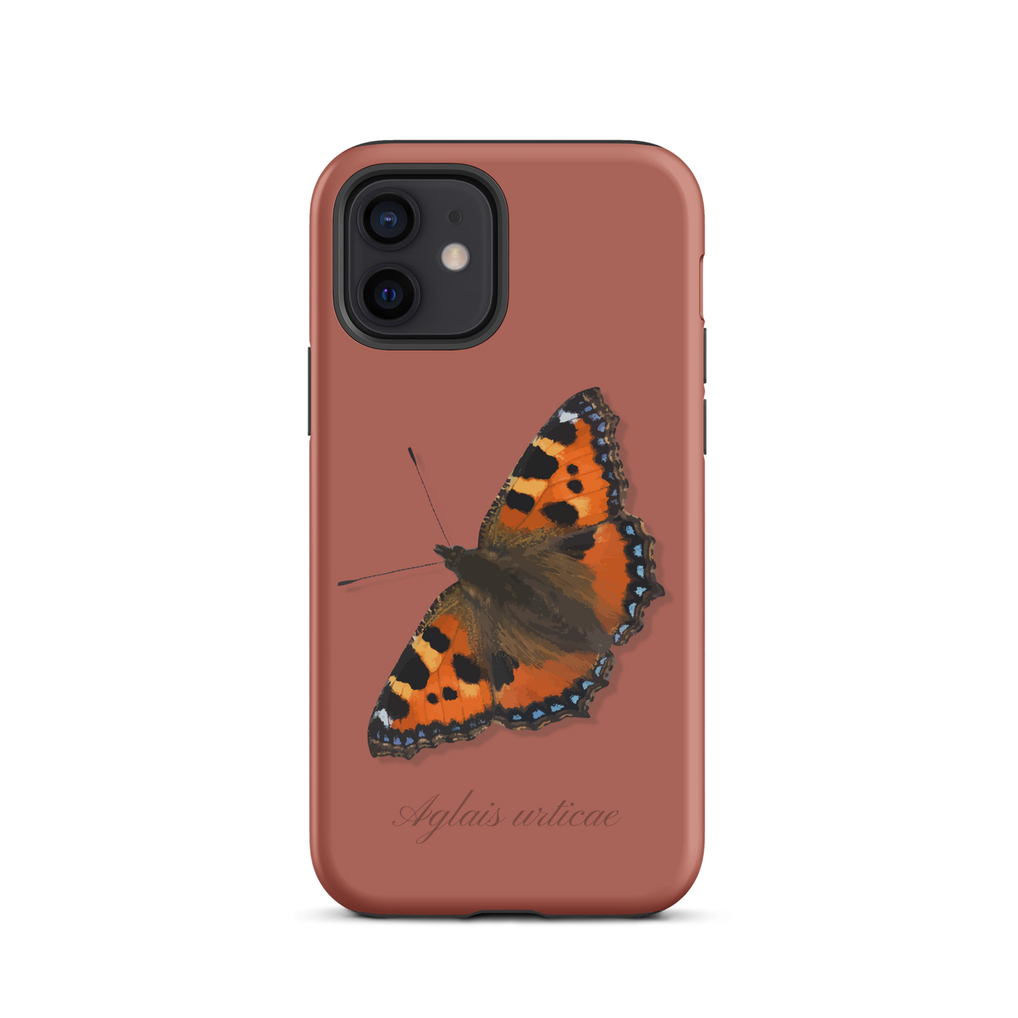 iPhone Case Kleiner Fuchs in Ziegelrot mit Fuchsdesign und Aussparung für Kamera und Ladeanschluss