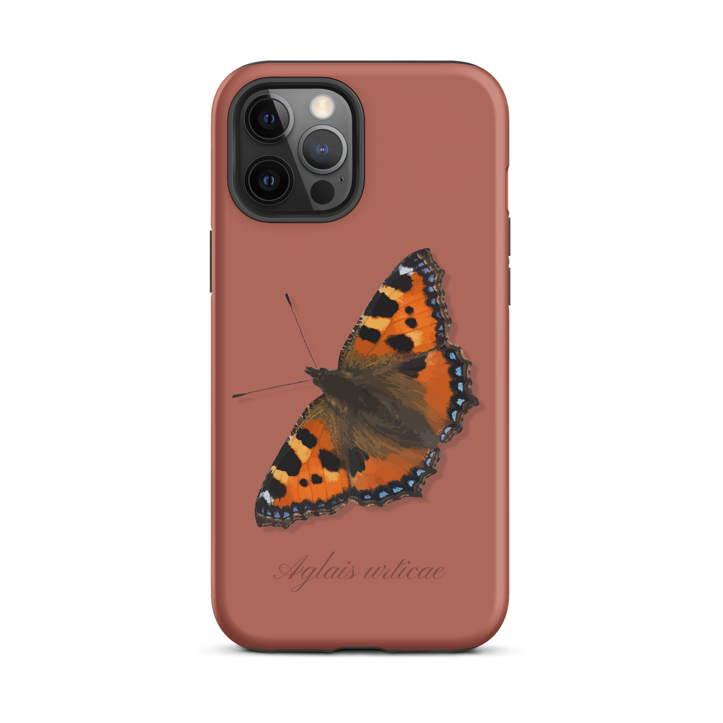 iPhone Case mit Fuchs-Motiv in Ziegelrot, Seitenansicht