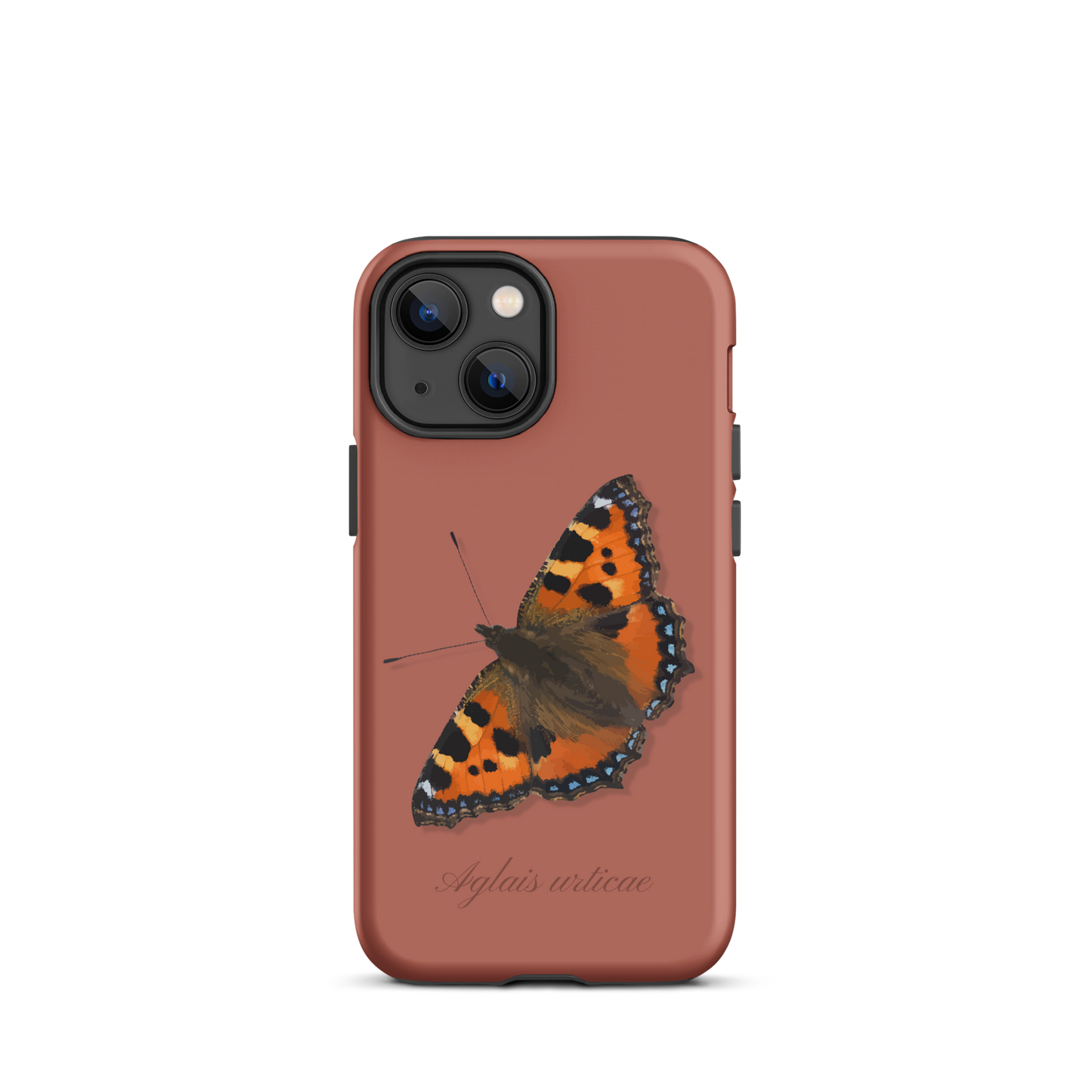 iPhone Case mit Fuchs-Motiv in Ziegelrot, Seitenansicht