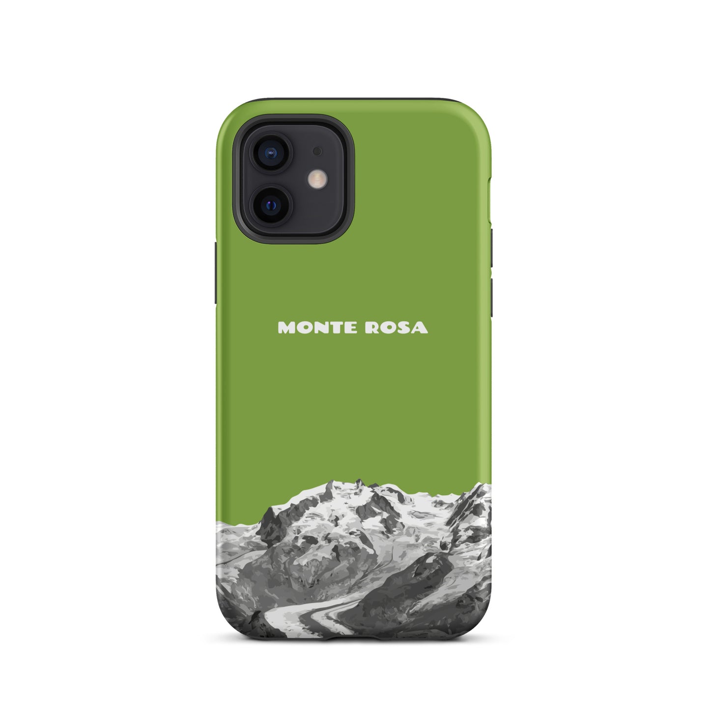 iPhone Case - Monte Rosa - Gelbgrün für Apple iPhone 12