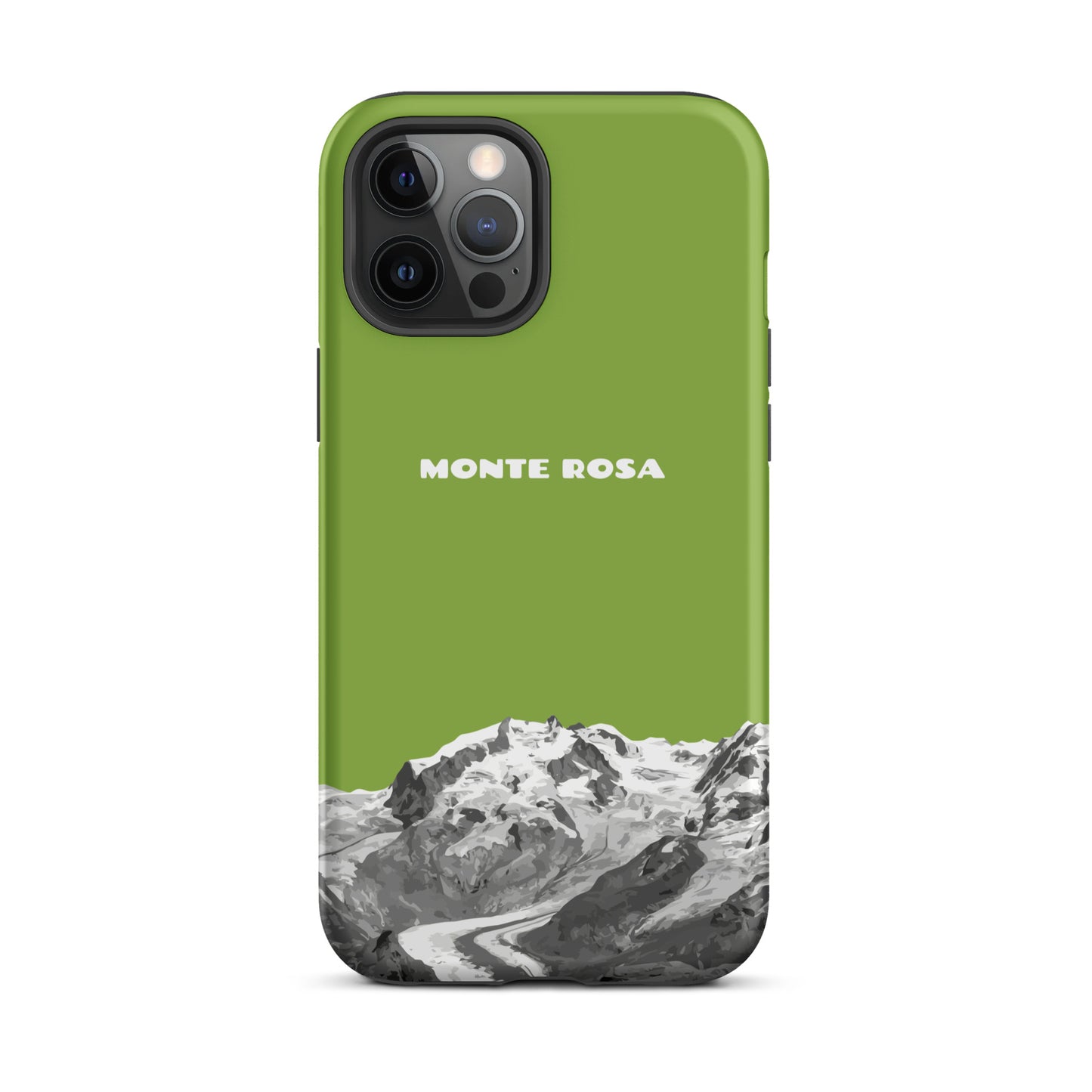 iPhone Case - Monte Rosa - Gelbgrün für Apple iPhone 12 Pro Max