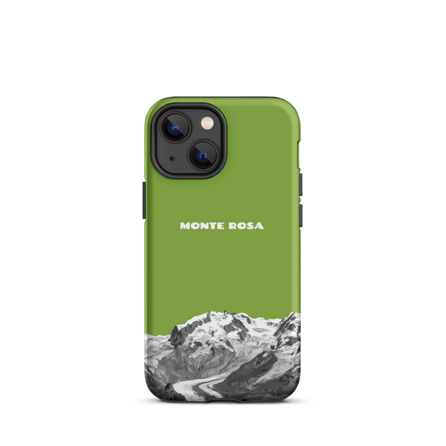 iPhone Case - Monte Rosa - Gelbgrün für Apple iPhone 13 mini