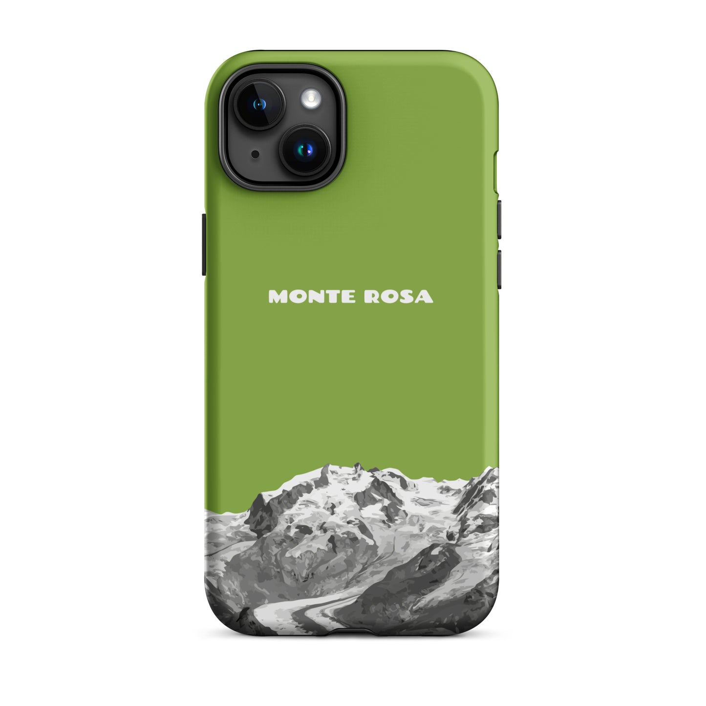 iPhone Case - Monte Rosa - Gelbgrün für Apple iPhone 15 Plus