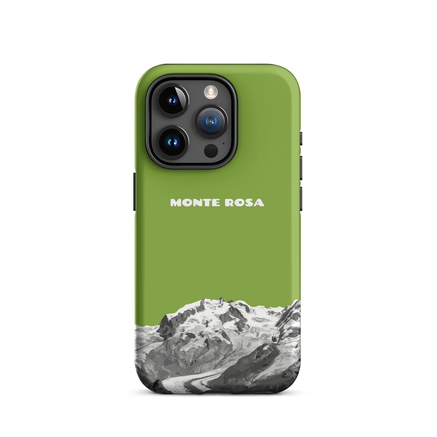 iPhone Case - Monte Rosa - Gelbgrün für Apple iPhone 15 Pro