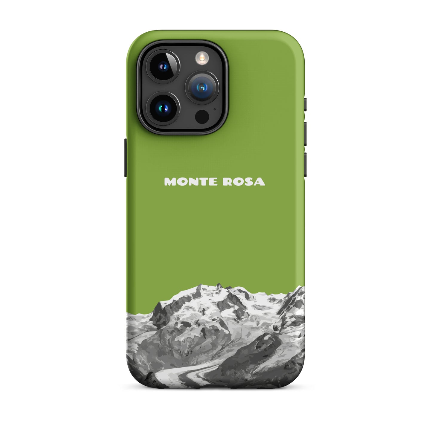 iPhone Case - Monte Rosa - Gelbgrün für Apple iPhone 15 Pro Max