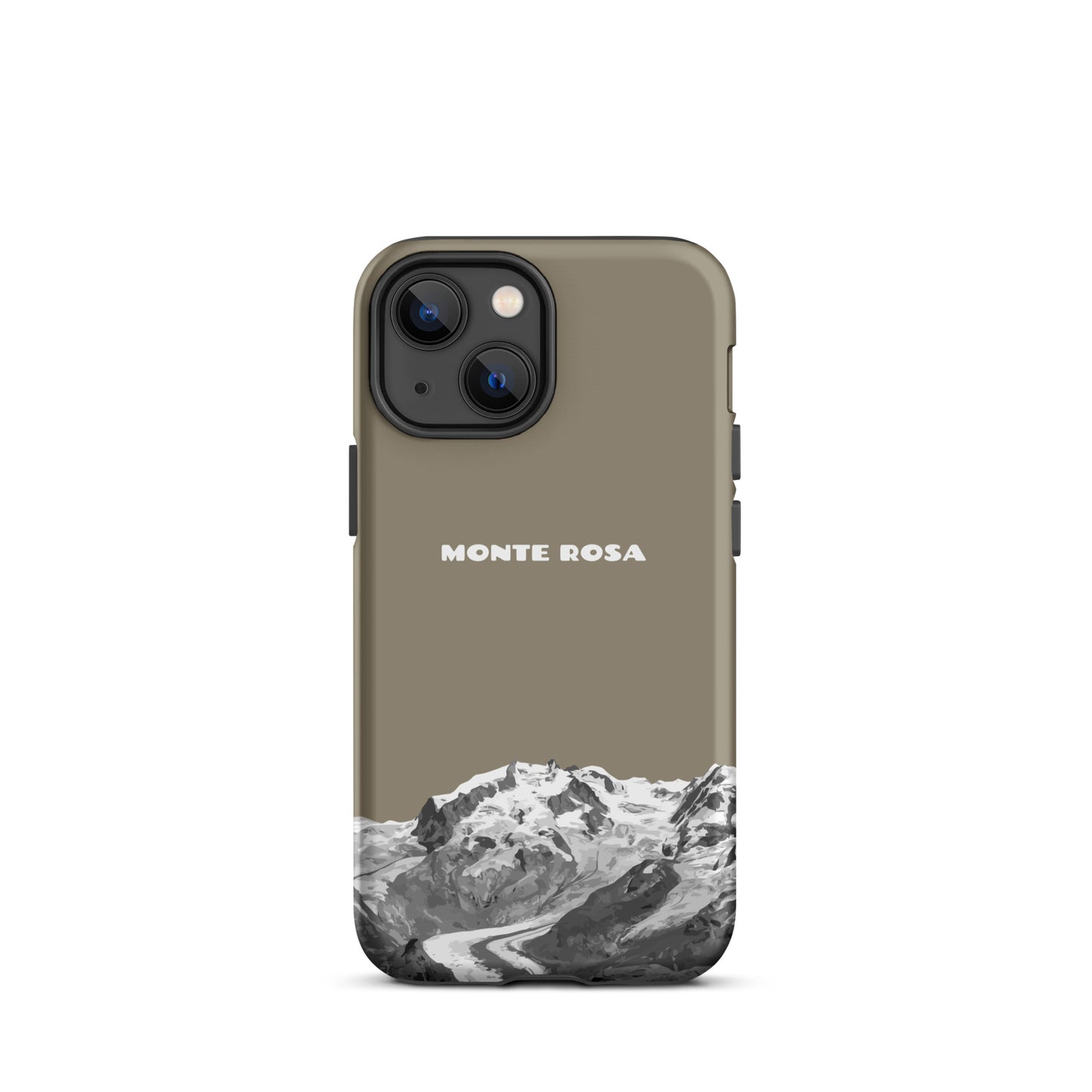 iPhone Case - Monte Rosa - Graubraun für Apple iPhone 13 mini