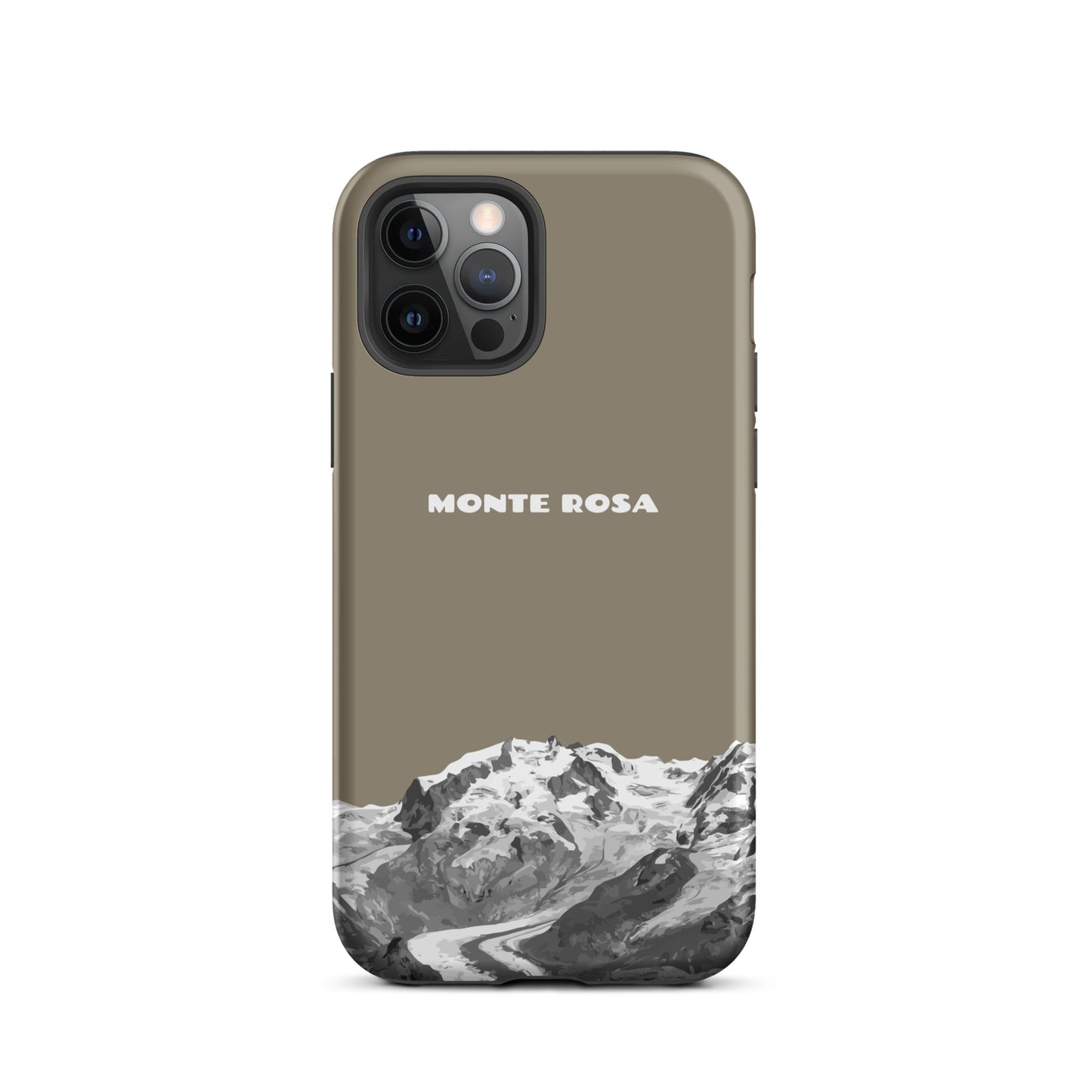 iPhone Case - Monte Rosa - Graubraun für Apple iPhone 12 Pro