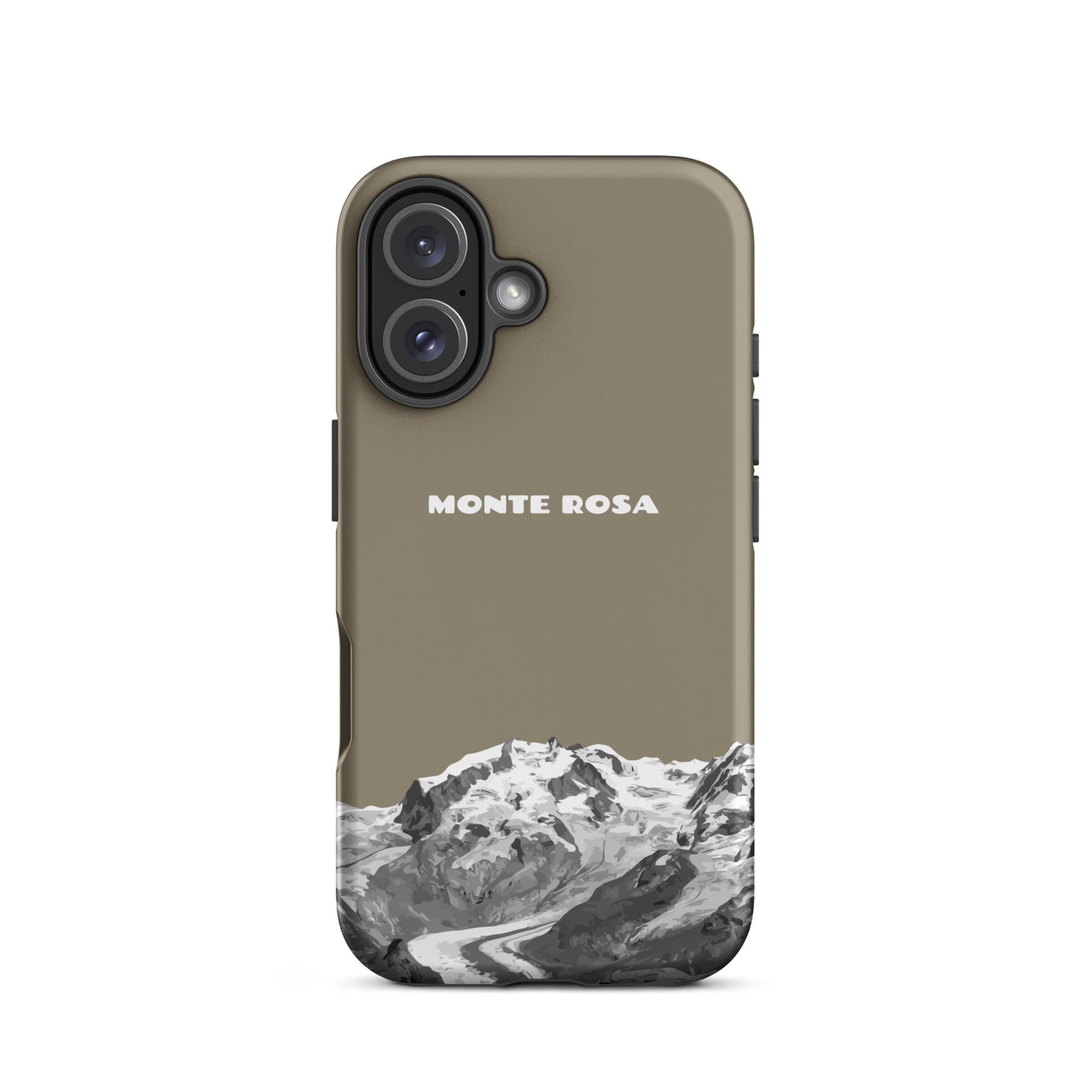 iPhone Case - Monte Rosa - Graubraun für Apple iPhone 16