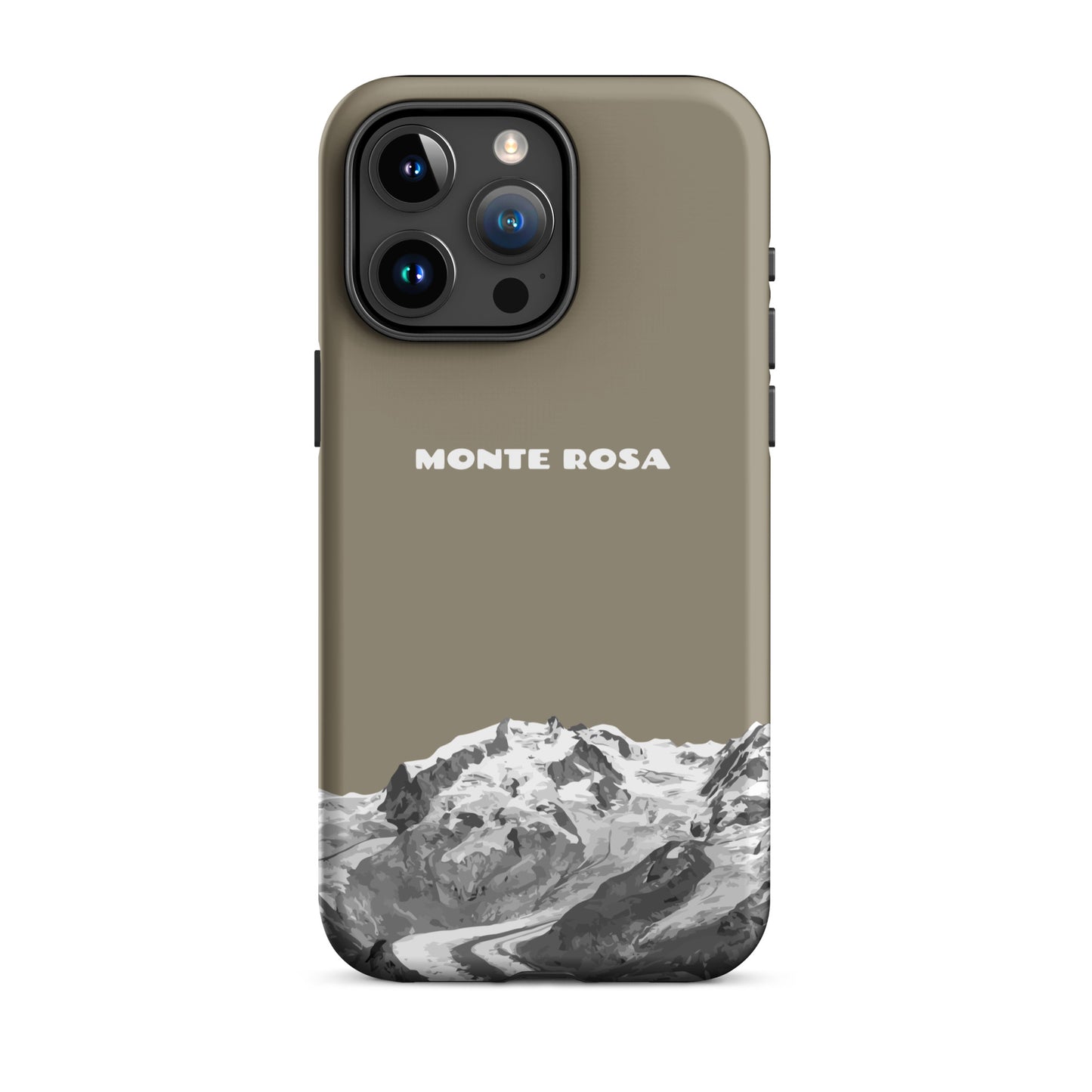 iPhone Case - Monte Rosa - Graubraun für Apple iPhone 15 Pro Max