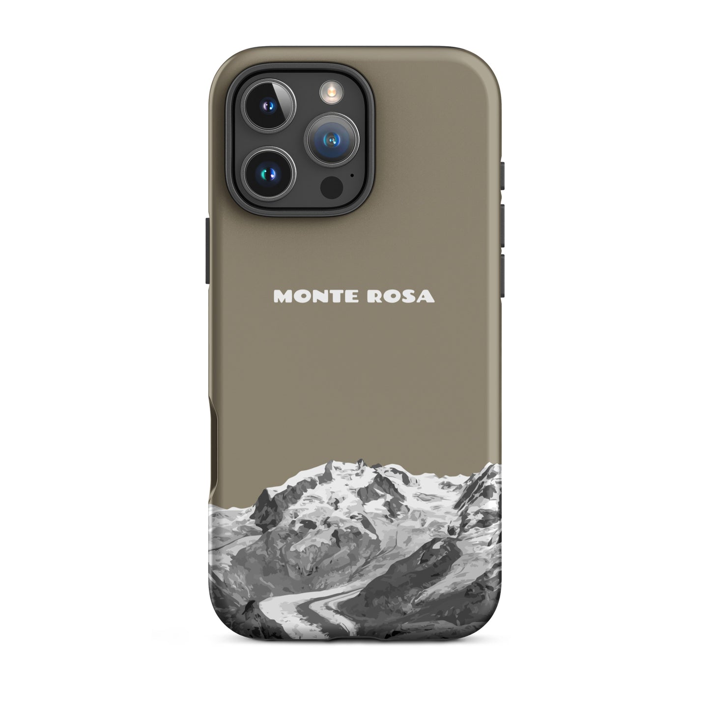 iPhone Case - Monte Rosa - Graubraun für Apple iPhone 16 Pro Max