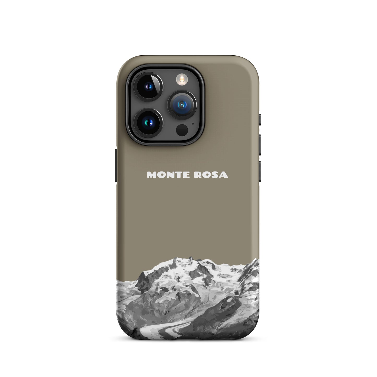 iPhone Case - Monte Rosa - Graubraun für Apple iPhone 15 Pro