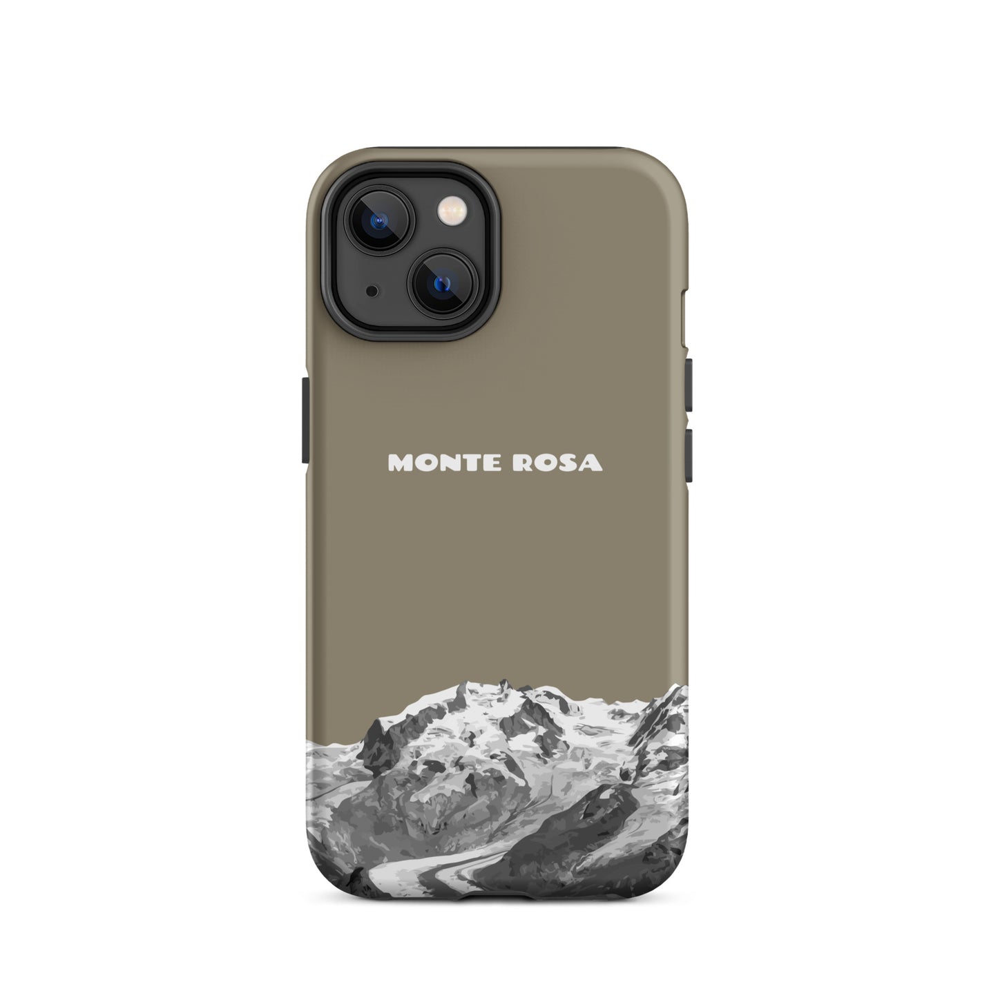 iPhone Case - Monte Rosa - Graubraun für Apple iPhone 14
